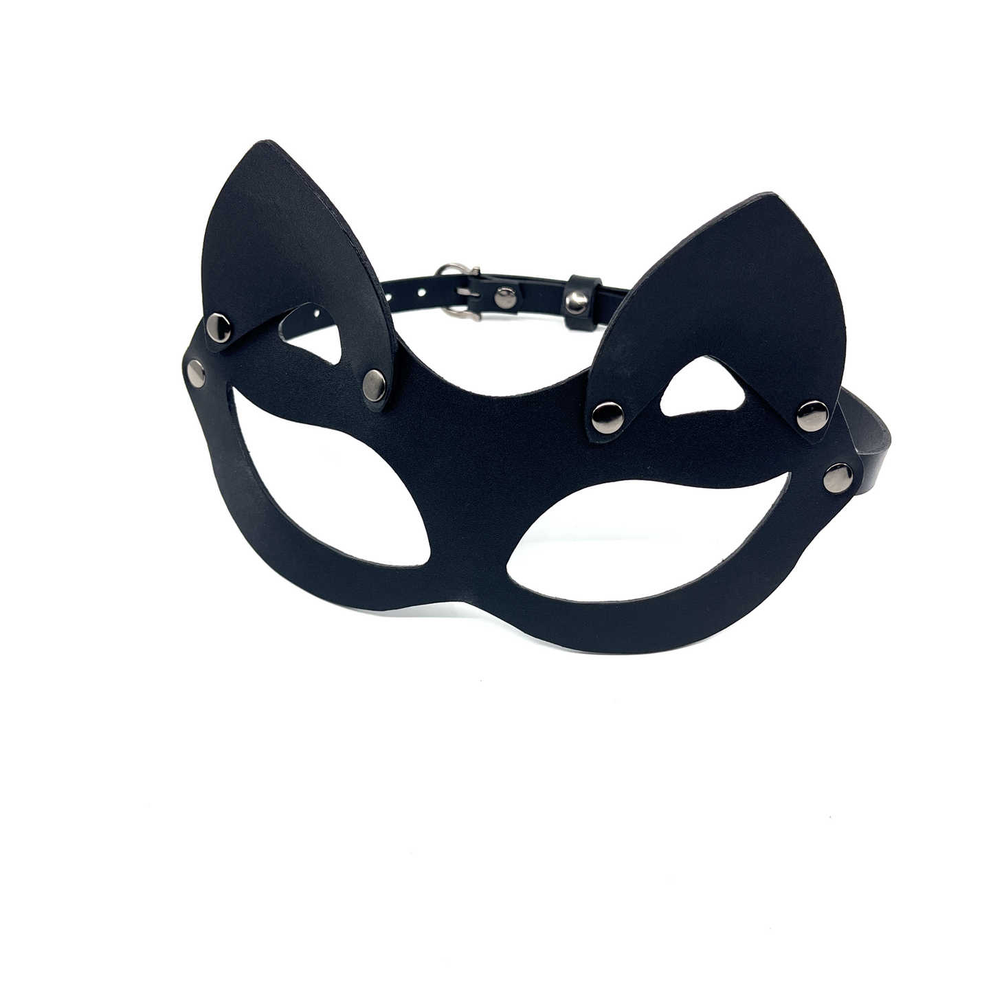 Classic Leather Cat Mask