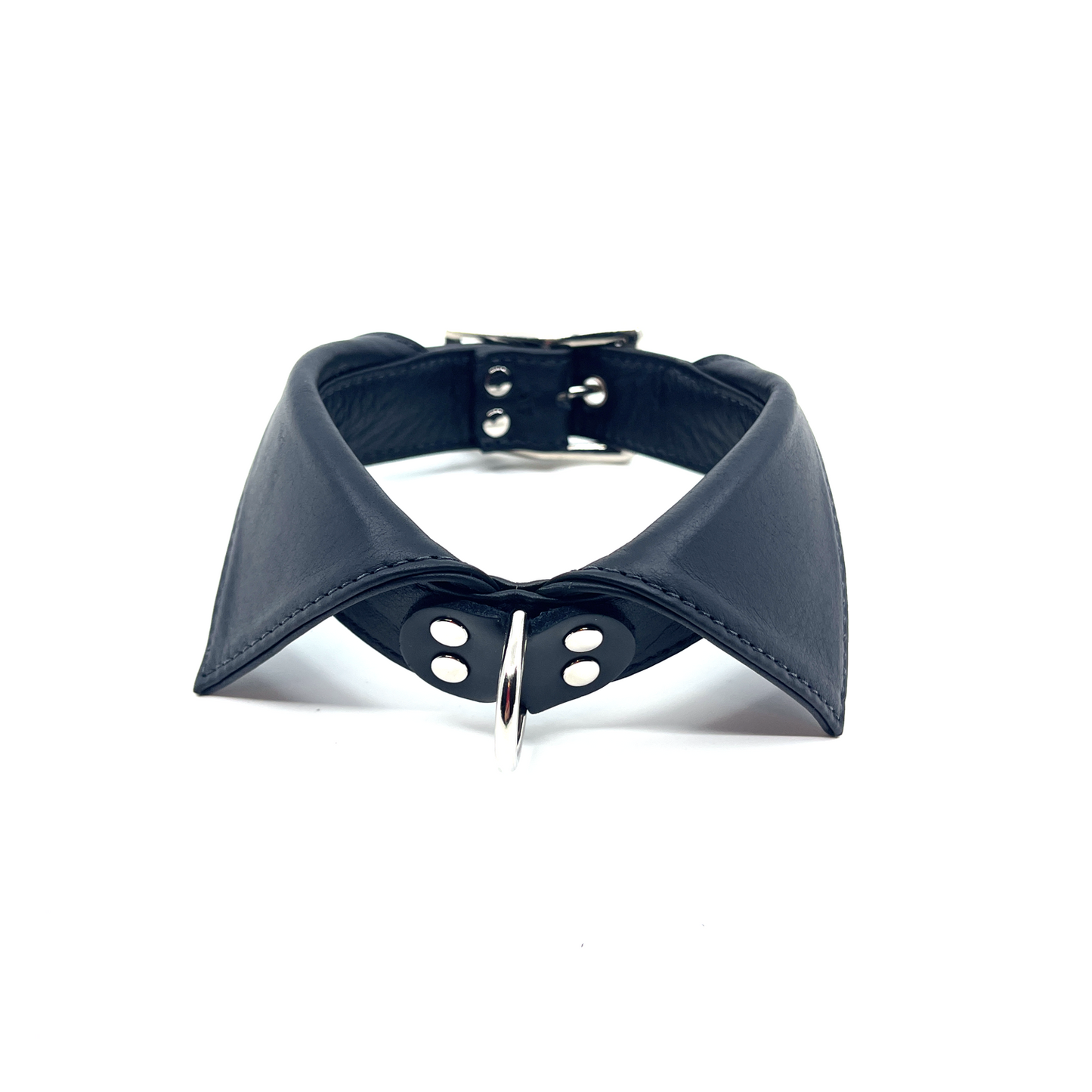 Leather Shirt Collar - Dee Ring