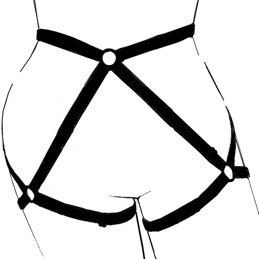 Elastic Cheeky Bottom Harness