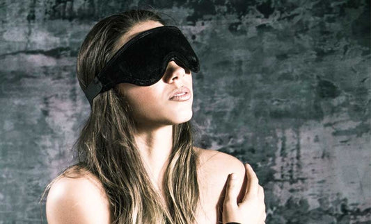 Plush Blindfold - Black
